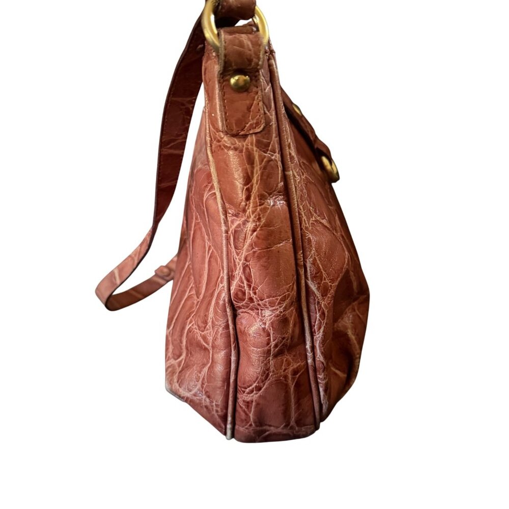 Brahmin Crocodile Leather Shoulder Bag - Picture 6 of 8